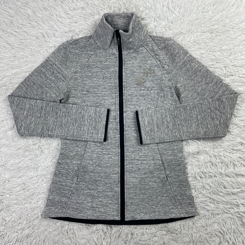 Lululemon Jacket Womens‎ 4 Gray Going Places Full Zip Mock Neck Pockets Ladies